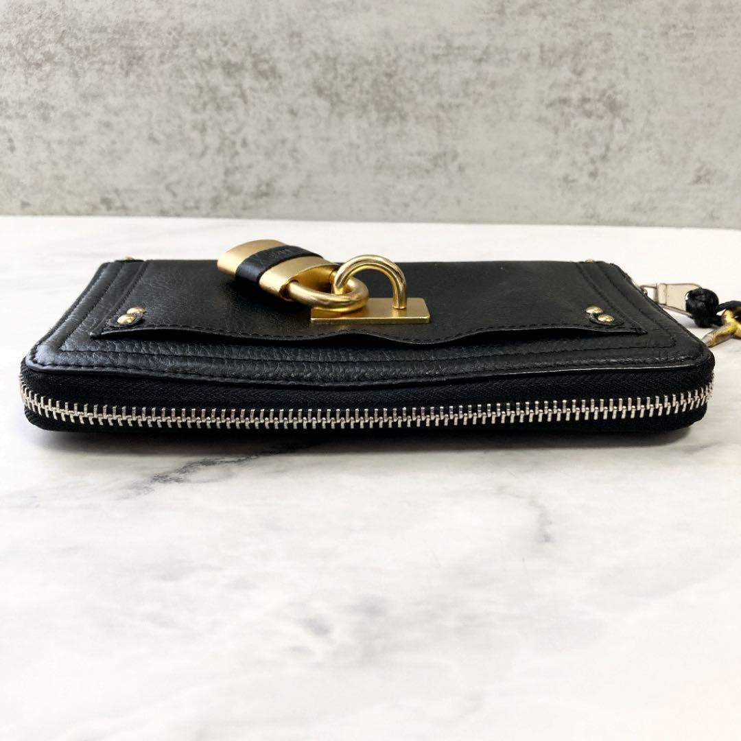 人気デザイン♪】クロエ Chloe パディントン 黒 南京錠 長財布 - メルカリ