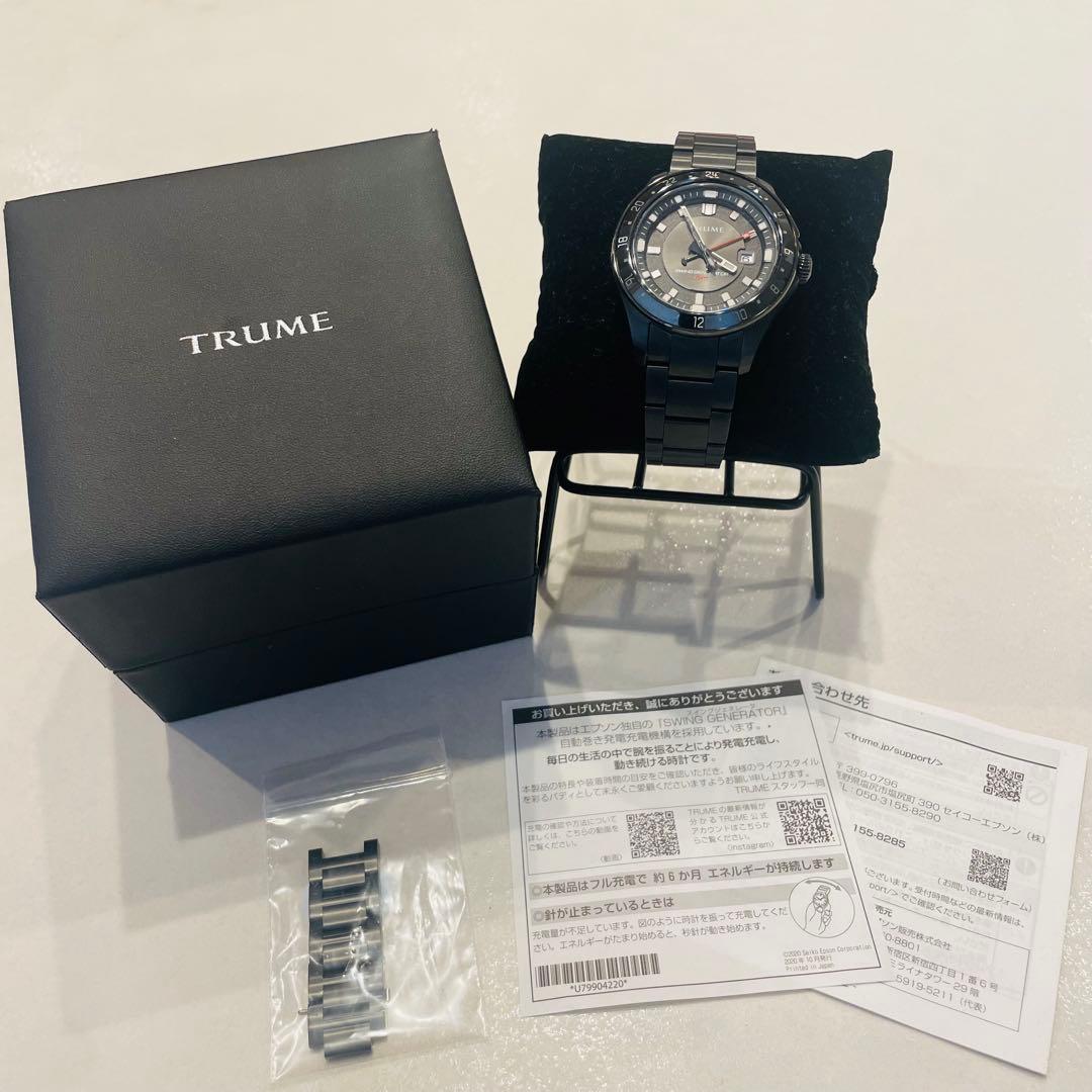 TRUMEトゥルーム KINETIC セイコー エプソン チタンブレスレット