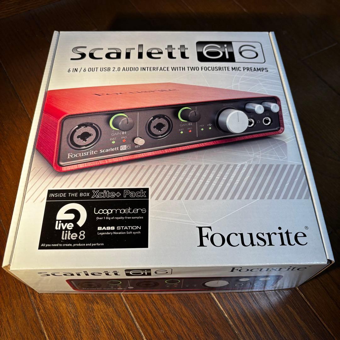 Focusrite Scarlett 6i6 オーディオインターフェイス Restock Focusrite Scarlett 6i6 Audio Interface | Guitar Center