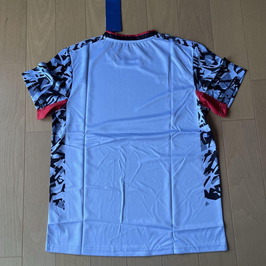 ヨネックスYONEX バド＆テニスゲームシャツ 新品 サイズLライトブルー