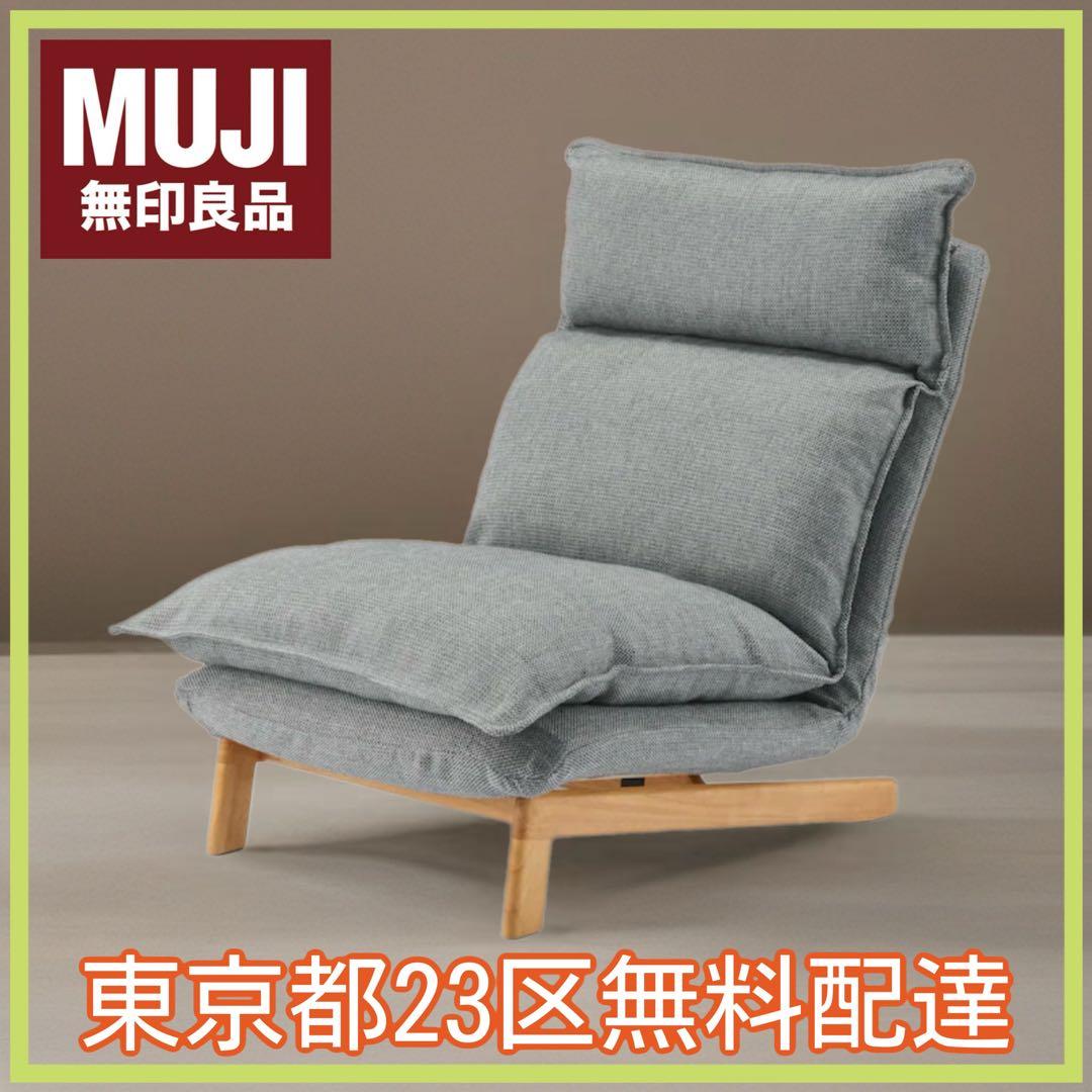 ＊東京都付近取引限定＊MUJI 無印良品　ハイバックリクライニングソファ グレー アミュプラザ博多】僕のおすすめ『ハイバックリクライニングソファ