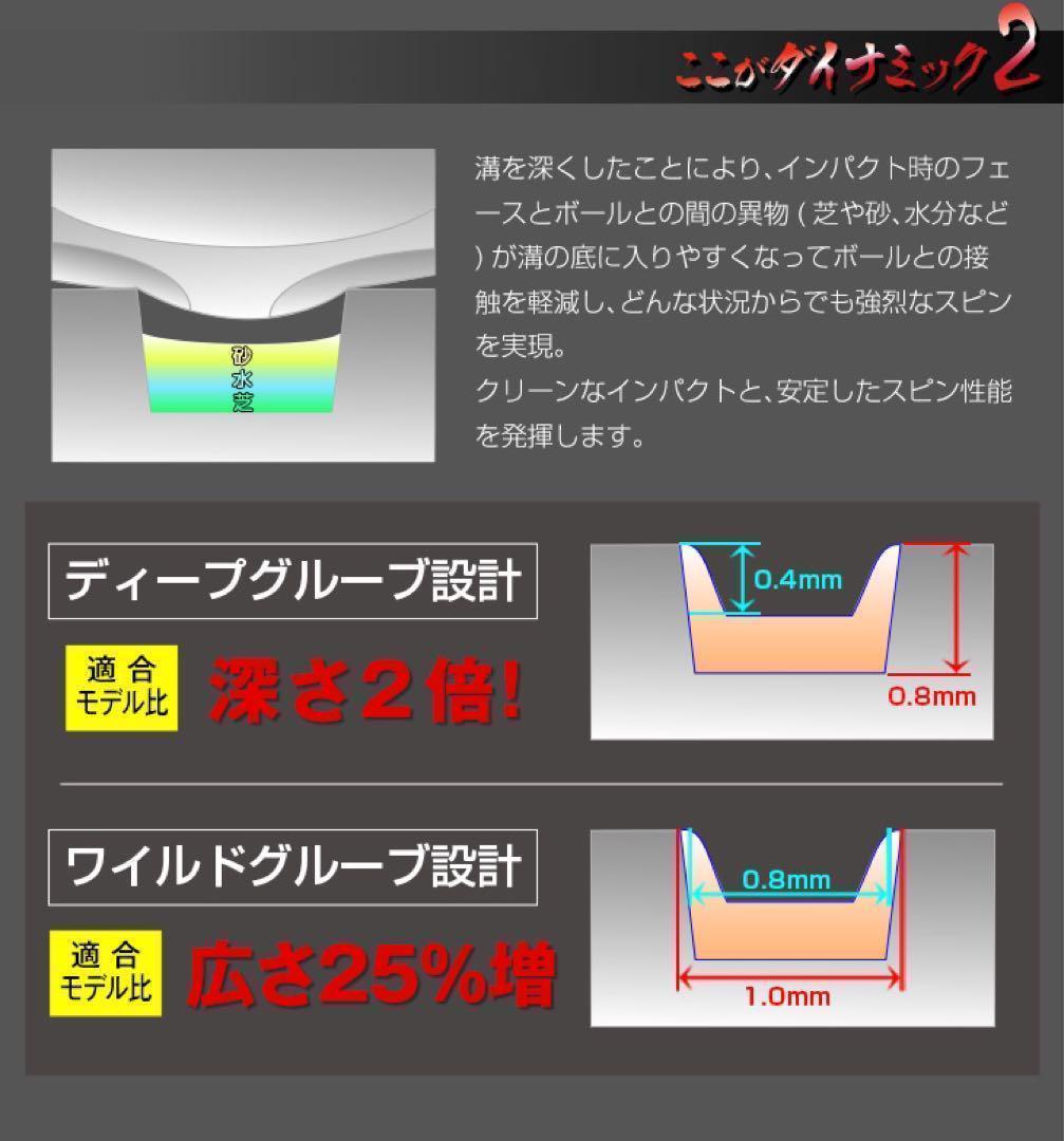 【3本セット】世界最強バックスピン★止まって戻って寄せワン連発の激スピンウェッジ