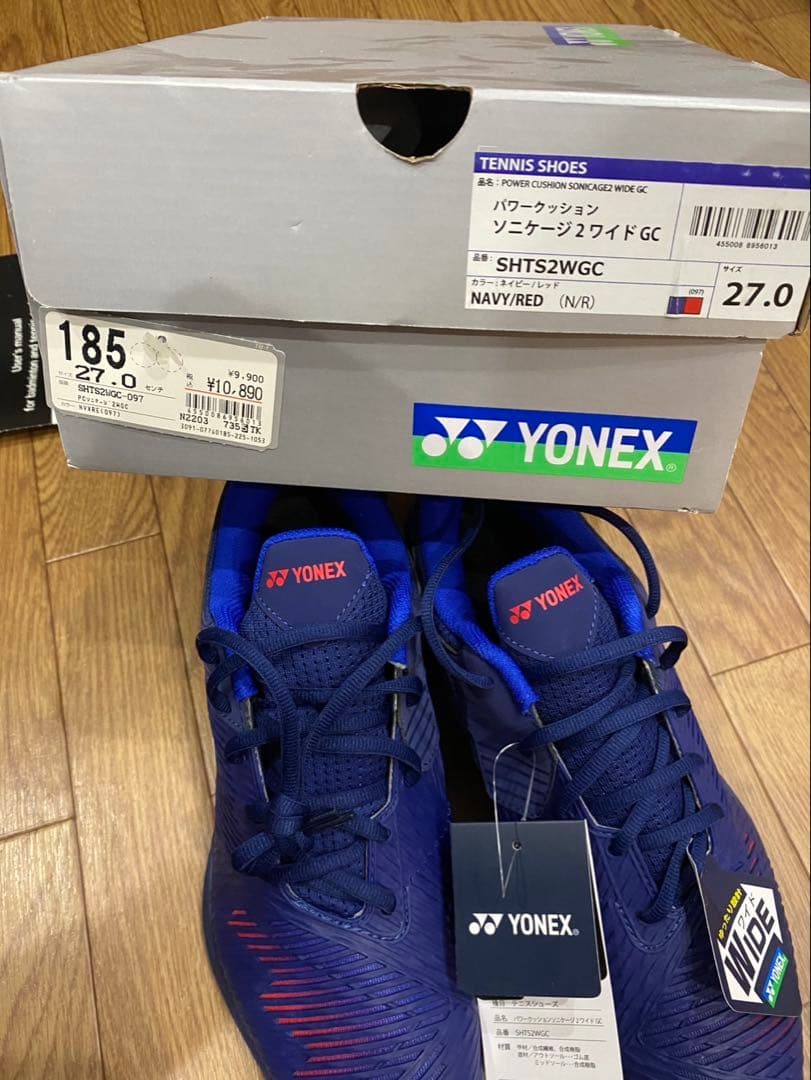 YONEX テニスシューズ SHTS2WGC 27.0cm