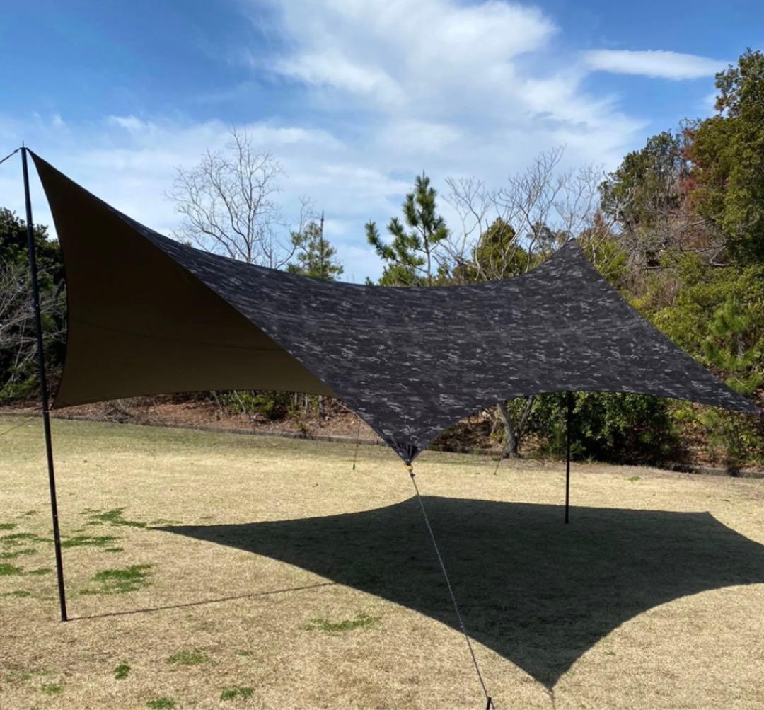 Mac One(マックワン)ブラックマルチカム (L) マックアウトドア Mac Outdoor Mac One マックワン ヘキサタープ