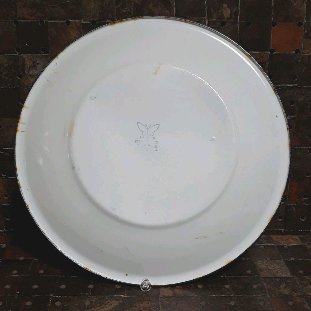 ホーロープレート4枚&コーヒーカップ4個セット スウェーデン製