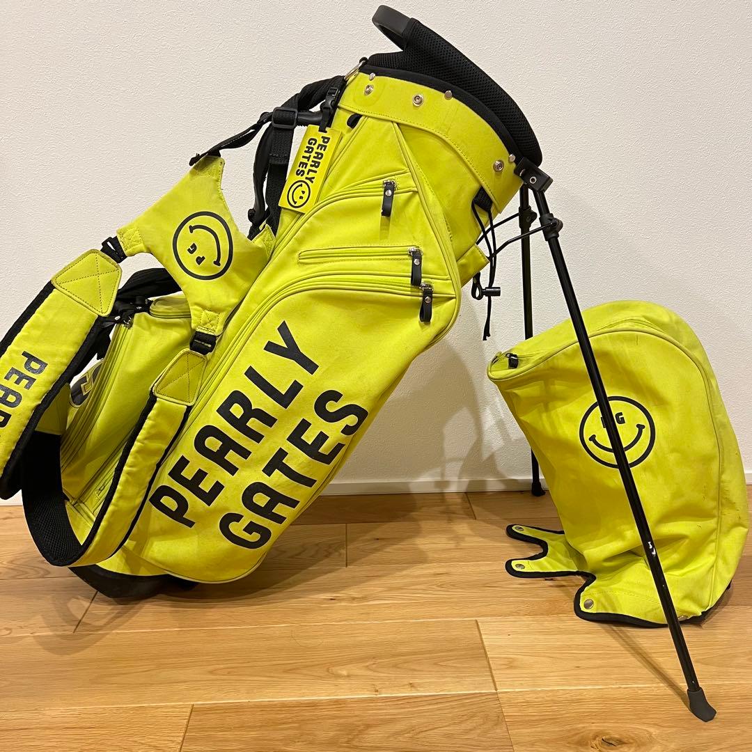 PEARLY GATES ゴルフバッグ イエロー