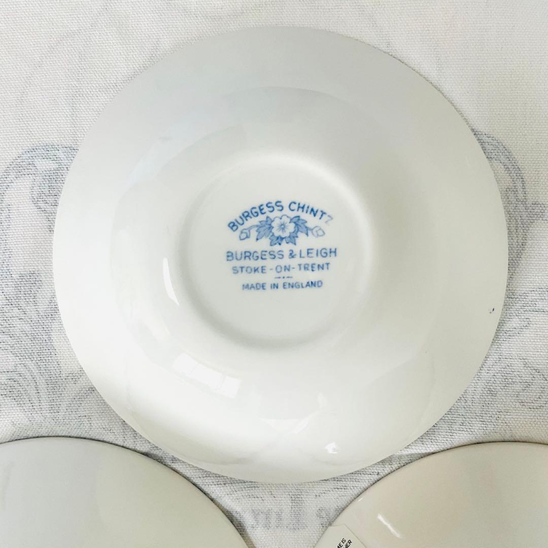 最終☆Burleigh バーレイ☆ブルーシリーズ シリアルボウル 3柄セット