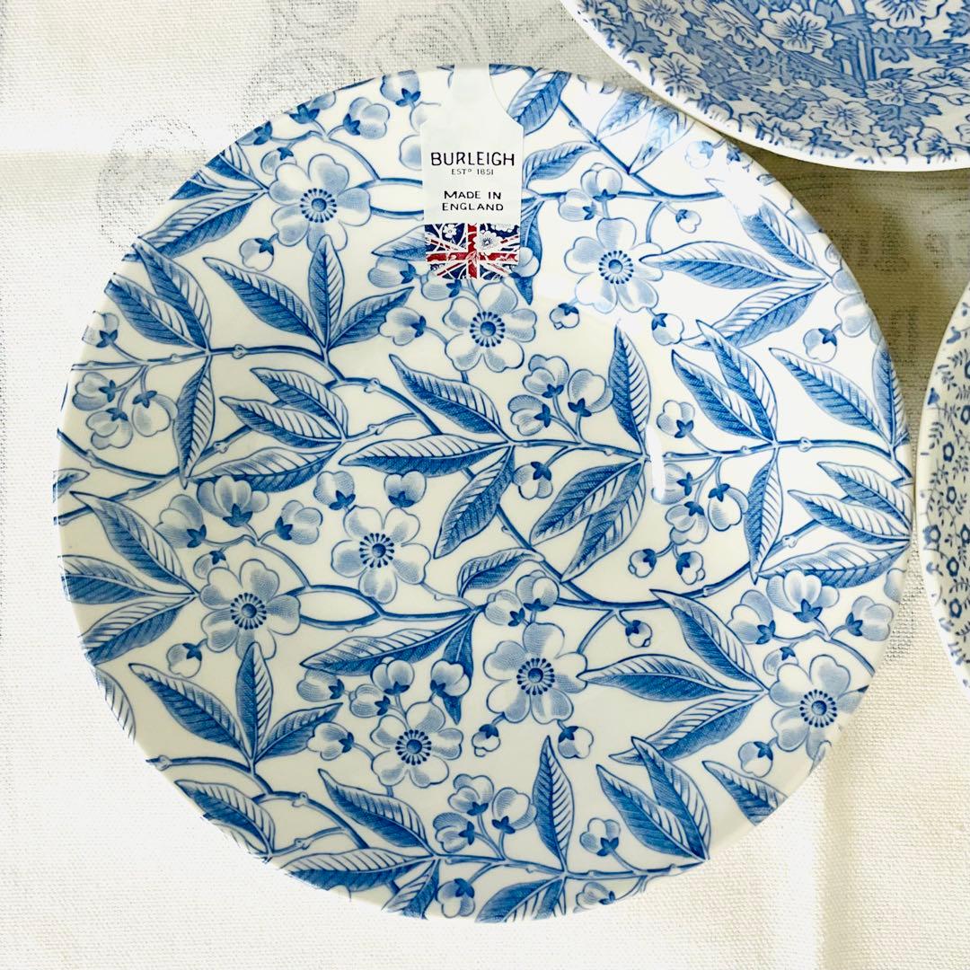 最終☆Burleigh バーレイ☆ブルーシリーズ シリアルボウル 3柄セット