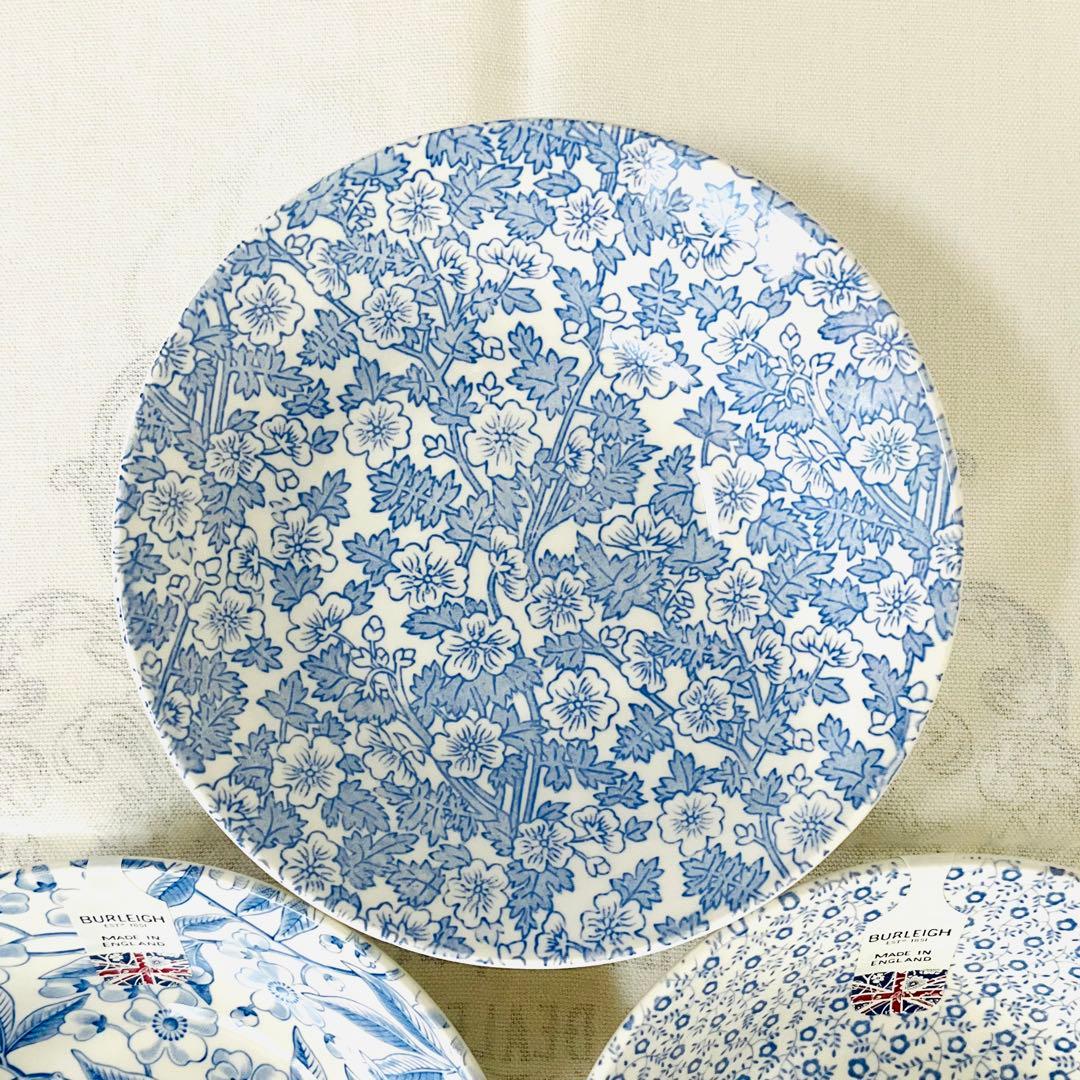 最終☆Burleigh バーレイ☆ブルーシリーズ シリアルボウル 3柄セット
