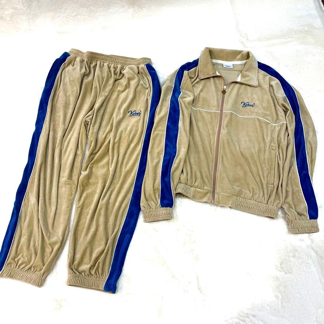 ケボズ ベロア セットアップkeboz コムドットゆうた 即完売 サイズL