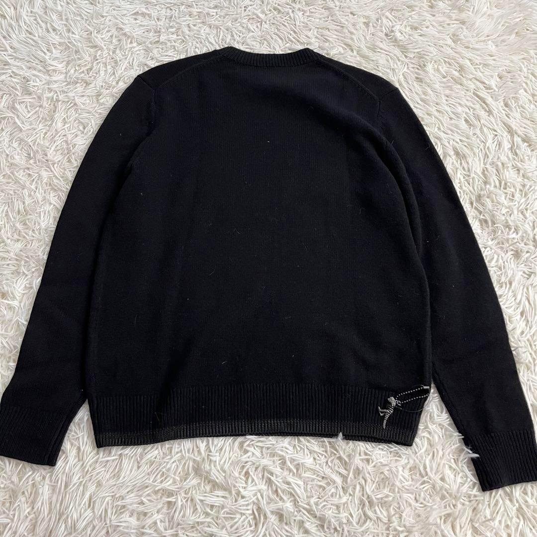 希少 COACH レキシー ニット セーター 恐竜 ウール カシミア 黒 激レア