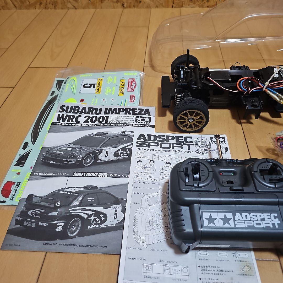 完動品☆タミヤ TL-01 SUBARU インプレッサ WRC2001 ラジコン
