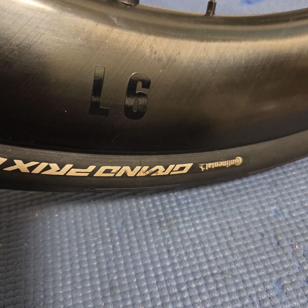未使用に近い】8lien L6Wカーボンホイール|GPタイヤ新品同様|即走行可