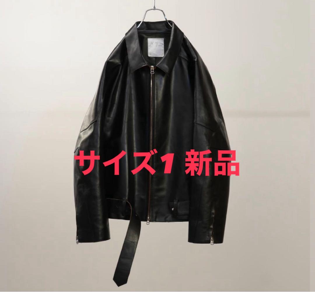 希少サイズ1 Ancellm H.L ZIP UP JACKETレザージャケット - メルカリ