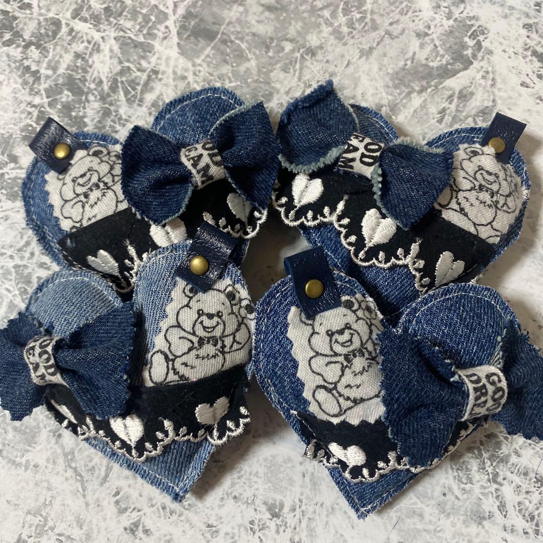 いちごパフェ様専用デニムリメイクチャーム☆オーダー・お取置き