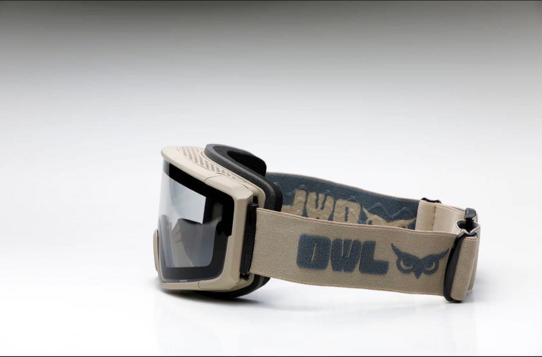 OWL OPTICAL ゴーグル ベージュ ベント跳ね上げ 未使用品 OPTICAL