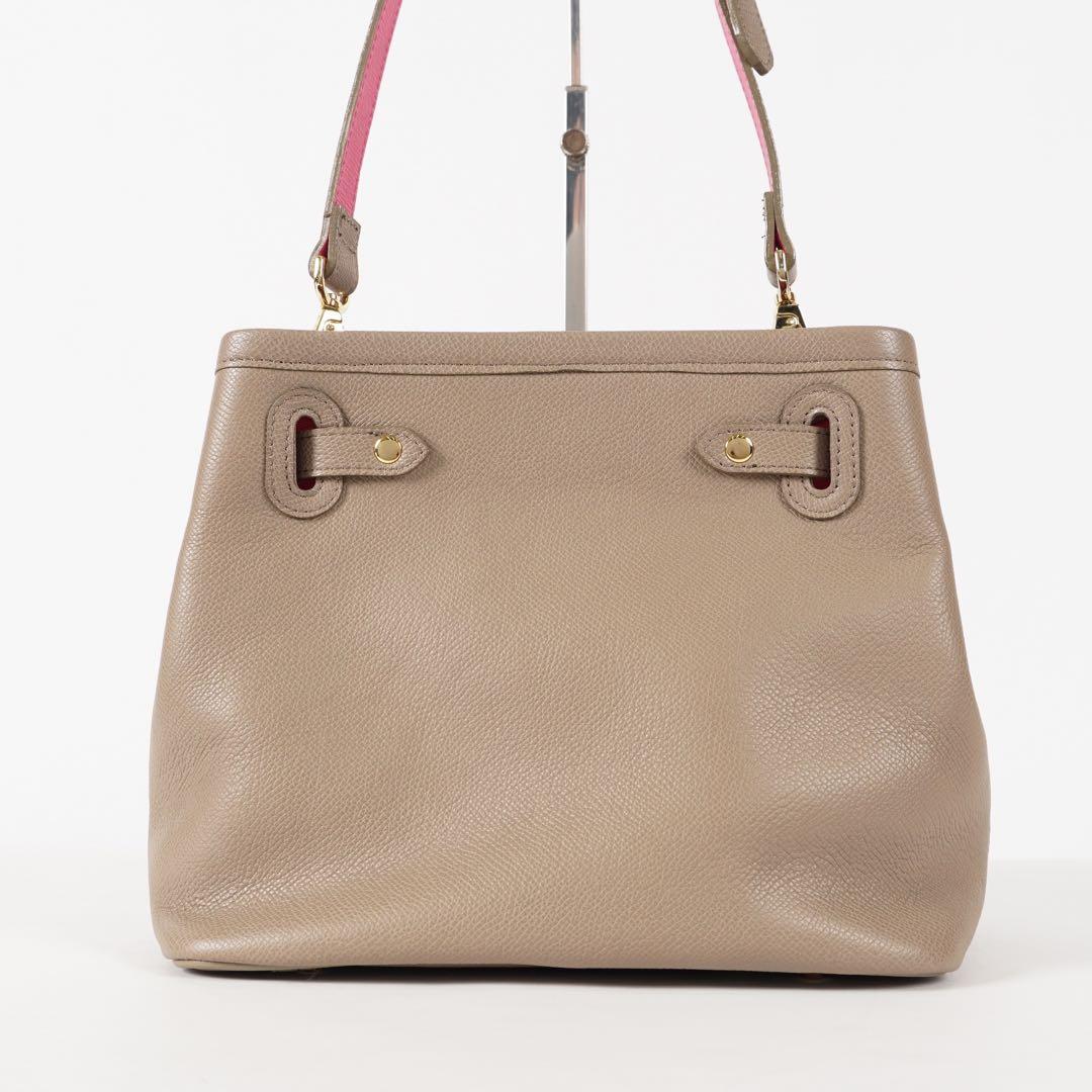 未使用✨】ADMJ ショルダーバッグ レザー 南京錠チャーム付き