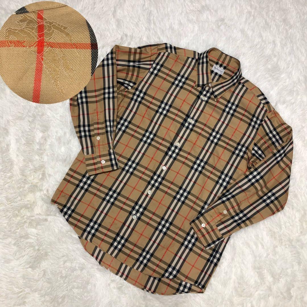 バーバリー BURBERRY ノバチェック シャドーホース 長袖シャツ