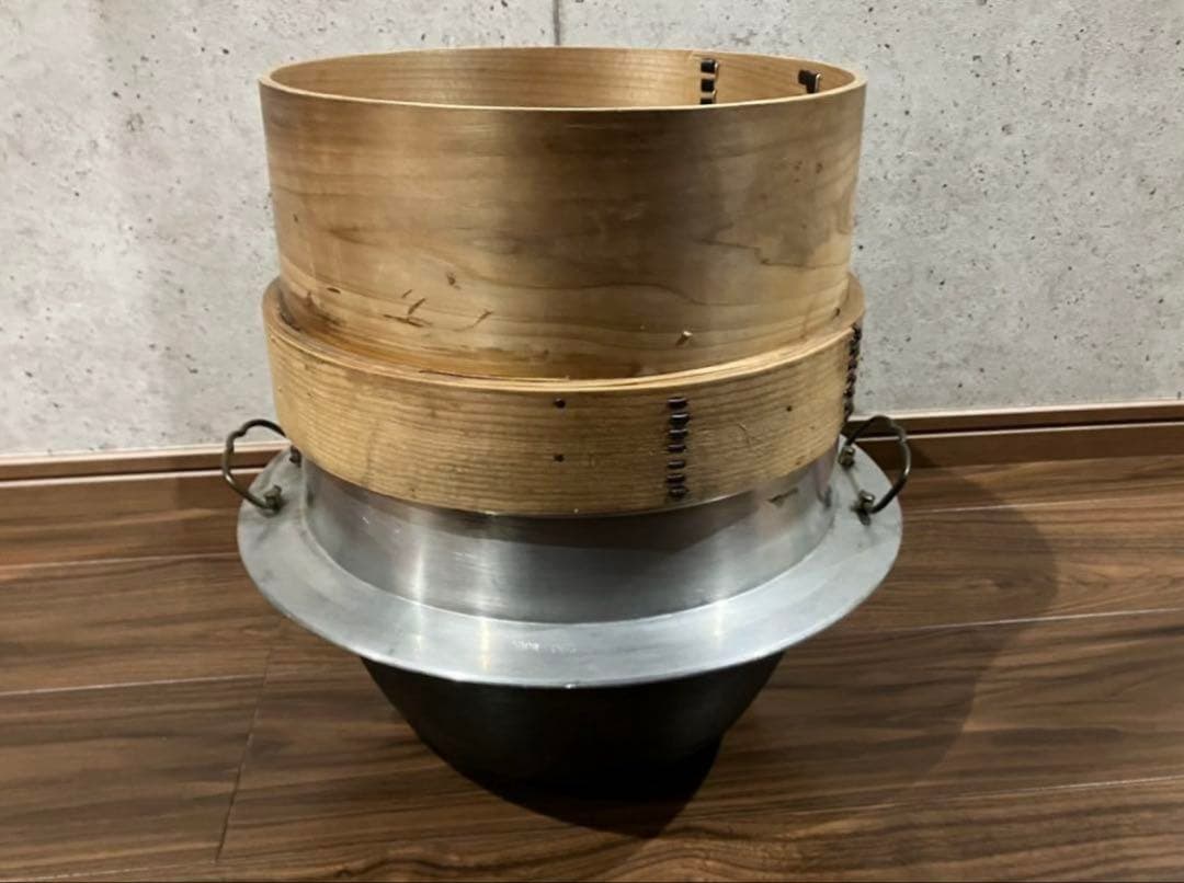 【中古釜、蒸篭28CM】（すだれ・中古蒸し布付き） せいろ用蒸し布 | 日本製 - Anchor Bridge アンカーブリッジ ONLINE