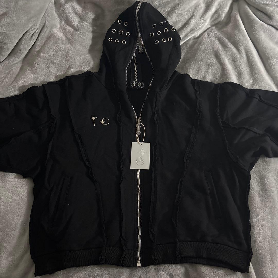 即日発送　値下げ交渉可［Thug Club］zip up hoodie THUG CLUB - Dragon Stud Zip-Up Hoodie | HBX