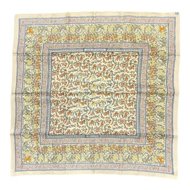 エルメス スカーフ 大判 カレ90 CHASSE EN INDE（インドの狩猟