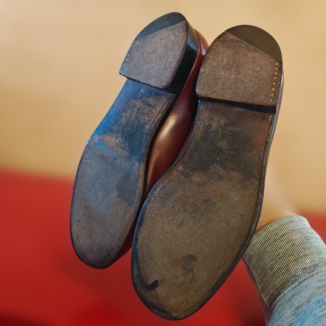 J.M.WESTON 180 シグニチャーローファー 5.5 D バーガンディ