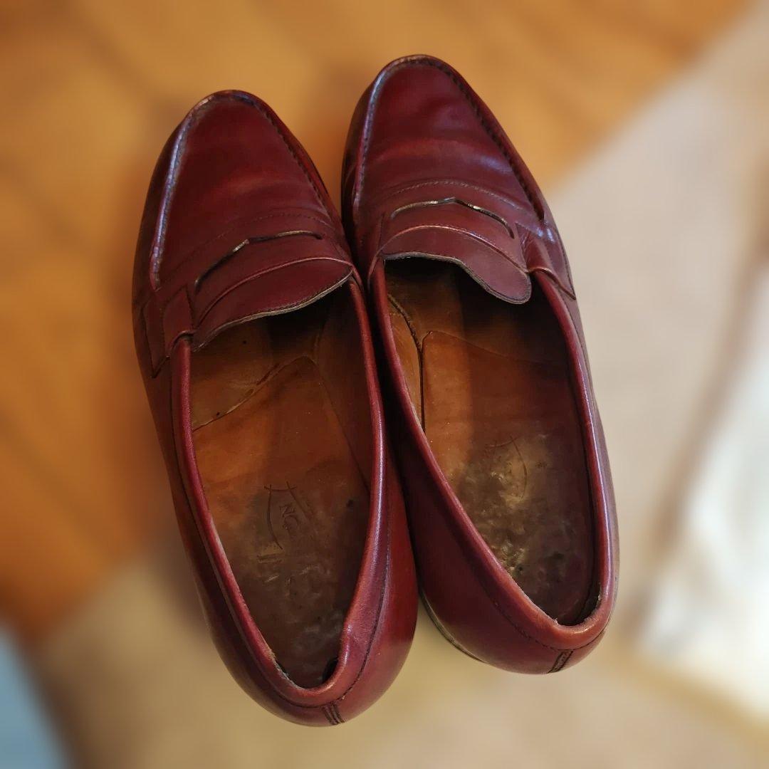 J.M.WESTON 180 シグニチャーローファー 5.5 D バーガンディ