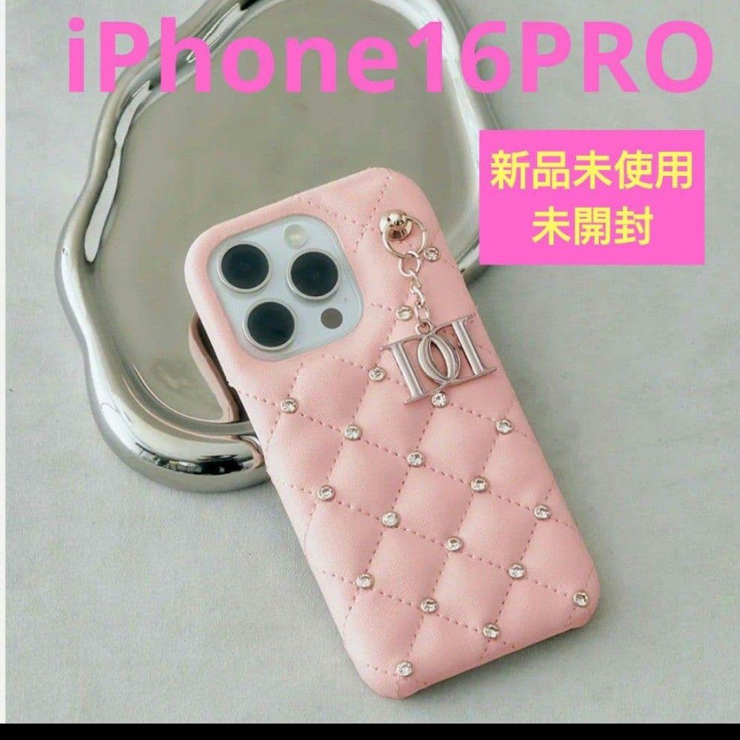 16pro Darich キルティングビジューDDチャームiPhoneケース F102117929