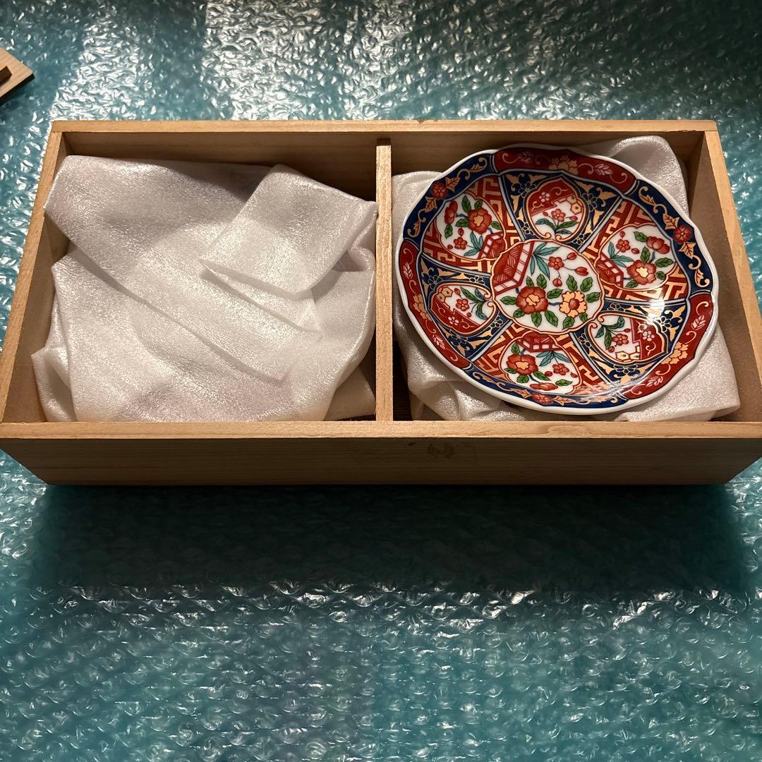 1102【その他】食器 取皿 有田焼 醍醐窯 金彩古伊万里 銘々皿揃 5枚