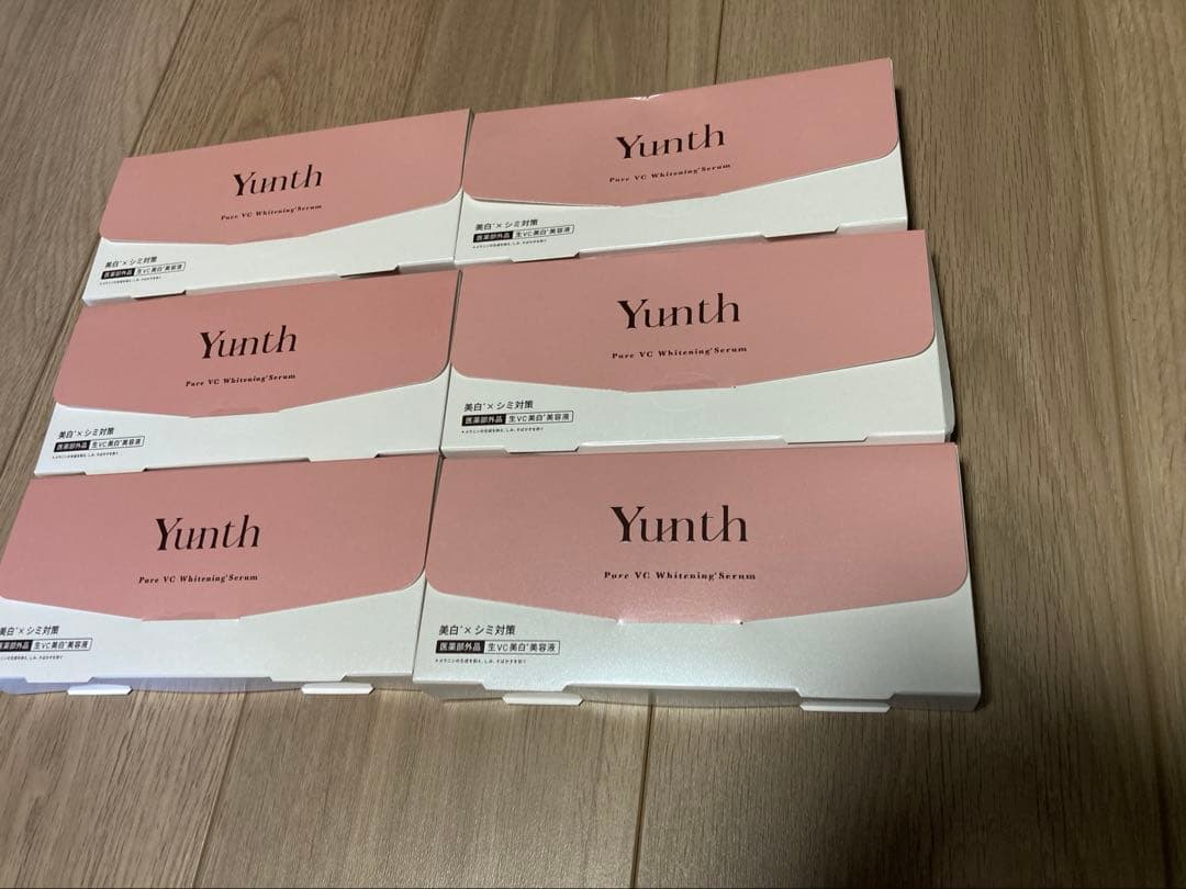 【新品未使用】Yunth生ビタミンC美容液⭐︎6箱セット Amazon.co.jp: Yunth (ユンス) 美容液 ビタミンC 導入美容液 おまけ