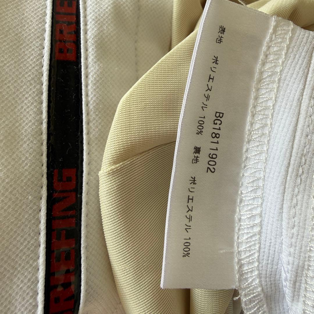 ブリーフィングゴルフ パンツ 白 L〜XL相当 センタープレス ストレッチ素材