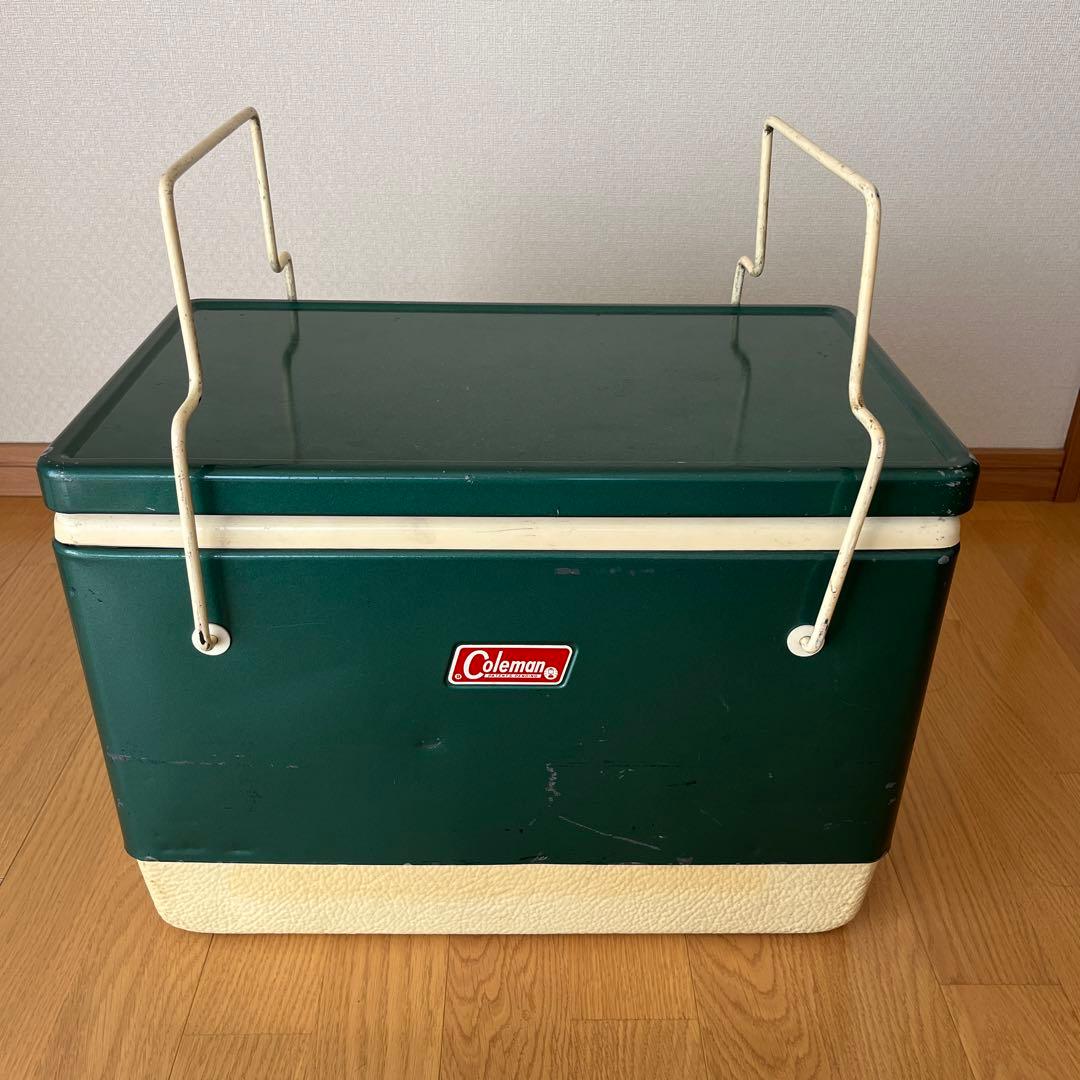 コールマン　クーラーボックス　アンティーク　レトロ Coleman◇コールマン/クーラーボックス/レトロスチール/ヨゴレ有