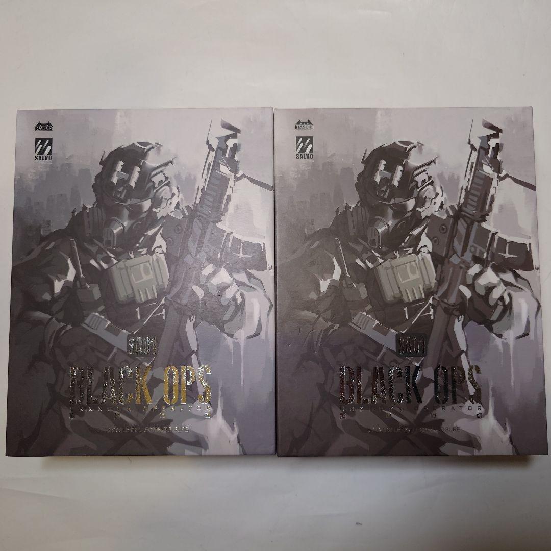 未使用 HASUKI SA01 BLACK OPS 完成品フィギュア 2体セット New HASUKI SA01 1/12 Black Ops 6