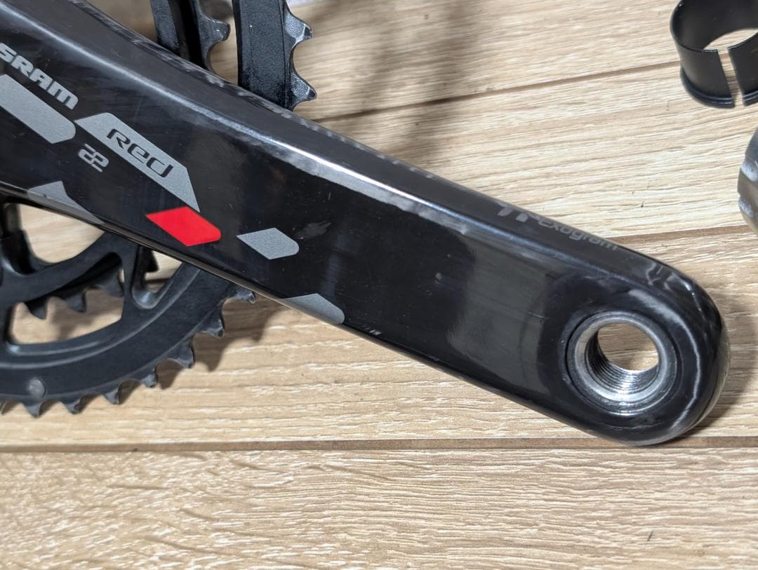 SRAM RED クランク 172.5㎜ BB2種 チェーンリング5枚 SRAM 「スラム