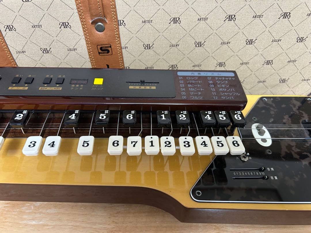 SUZUKI スズキ 電気大正琴TES-150 山びこ 6弦 琴 (動作確認済)