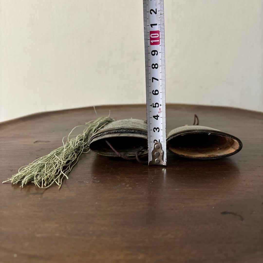 李朝時代後期 眼鏡匣 鮫皮 朝鮮王朝 アンティーク 韓国骨董 古道具 清朝