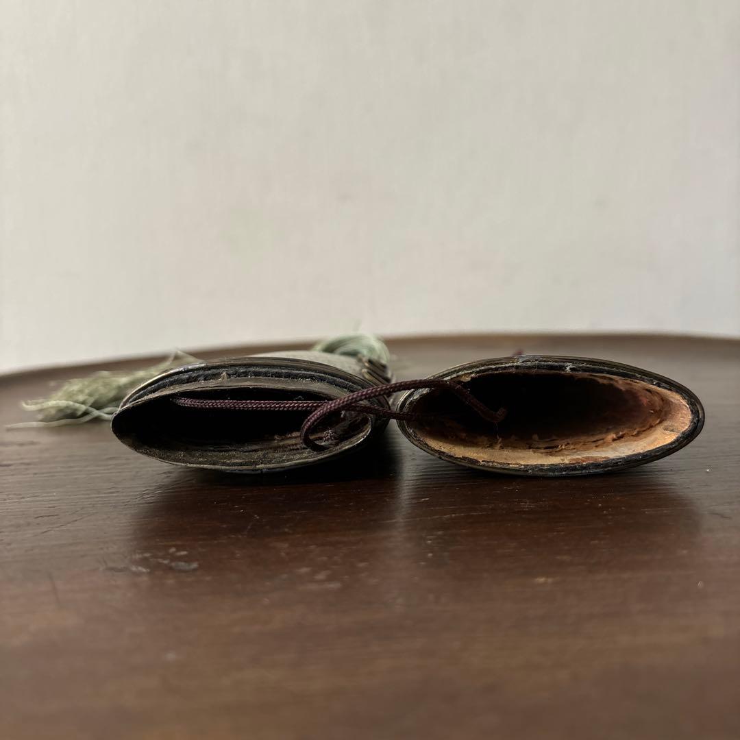 李朝時代後期 眼鏡匣 鮫皮 朝鮮王朝 アンティーク 韓国骨
