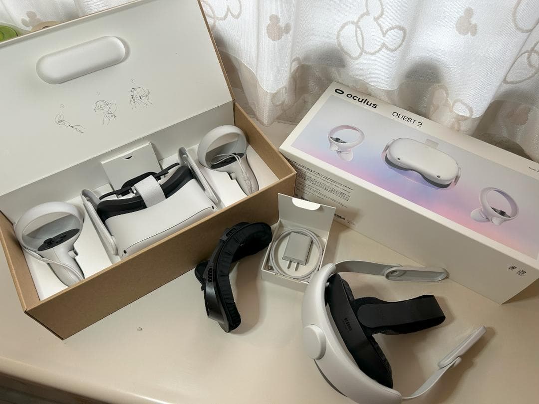  Quest 2 VRヘッドセット 64GB＋オプション品セット Amazon.co.jp: 【整備済み品】 Meta Quest 2 64GB Oculus Quest 2 完全