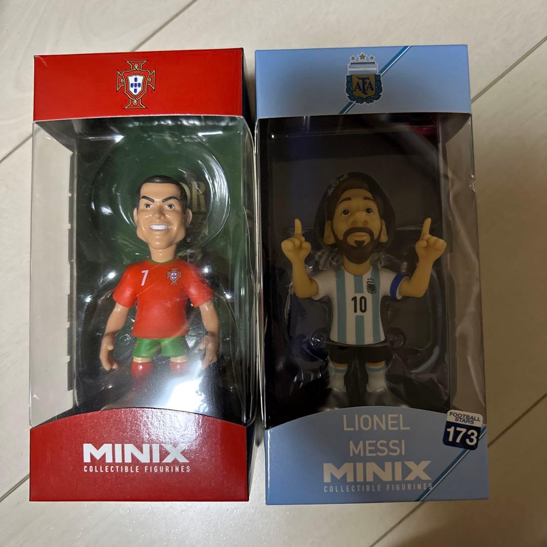 MINIX クリスティアーノ・ロナウド & リオネル・メッシ フィギュアセット mundial_5002625