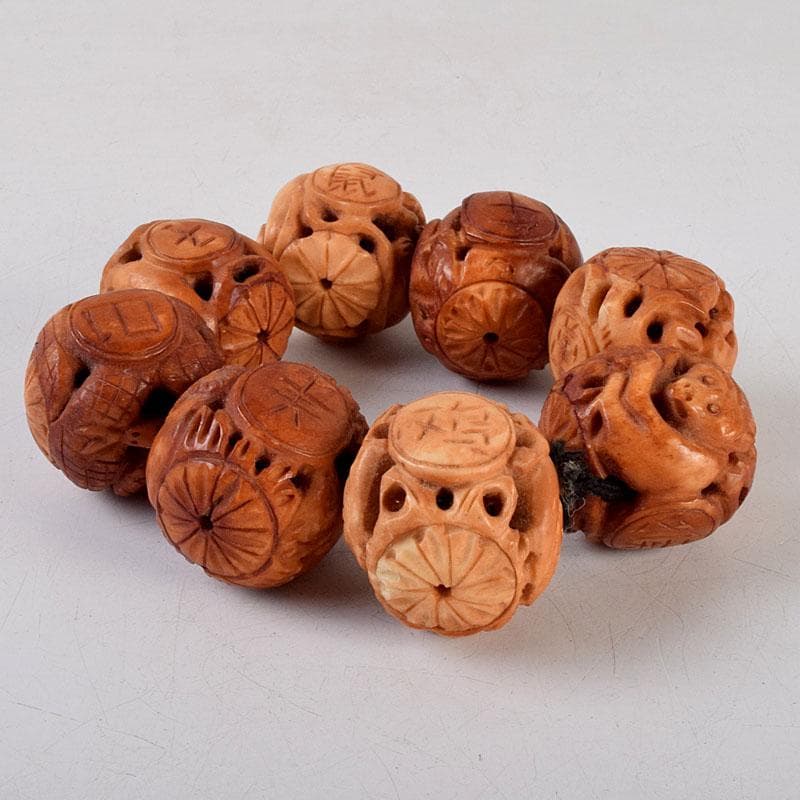 時代提げ物　木彫　干支　根付　トンボ玉　数珠　念珠　装飾品　N　8780 時代提げ物 木彫 干支 根付 トンボ玉 数珠 念珠 装飾品 N 8780 時代提げ