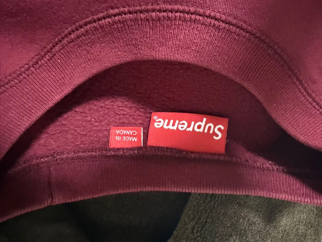 M size) Supreme スウェット バーガンディ Supreme バーガンディ
