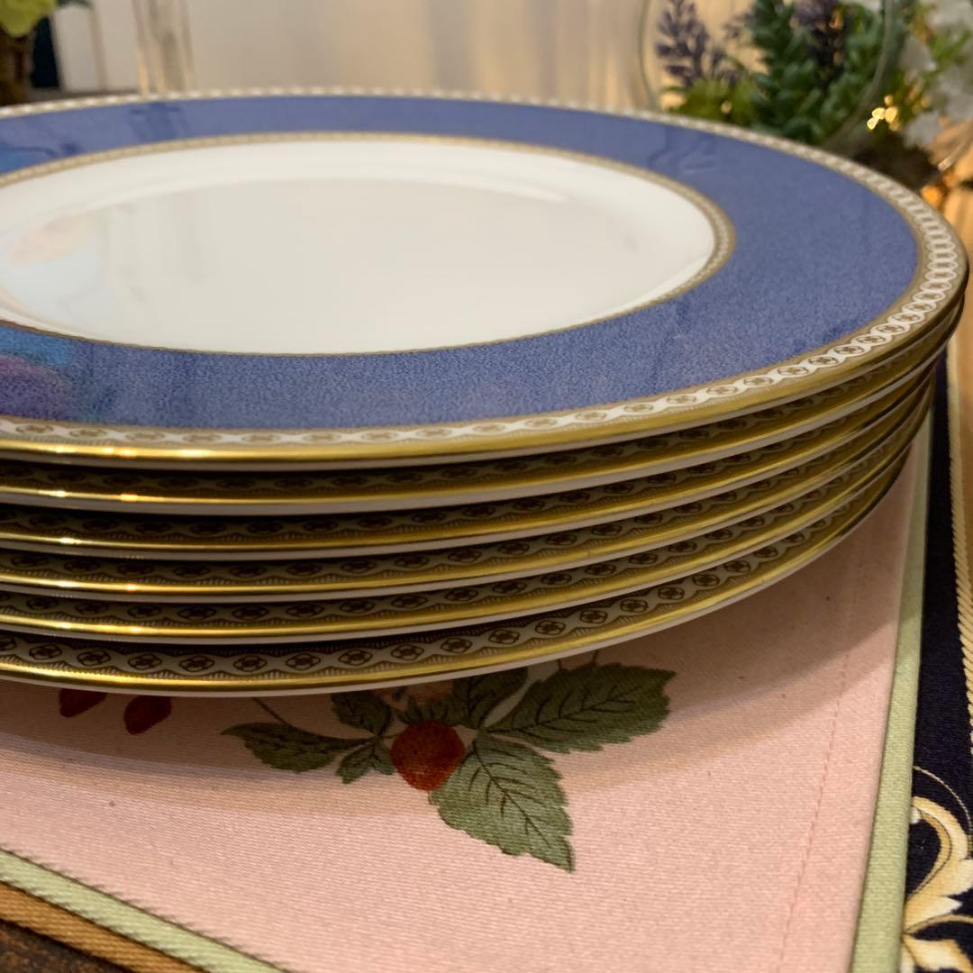 ウェッジウッド ユーランダー　パウダーブルー 27.5cm ディナープレート