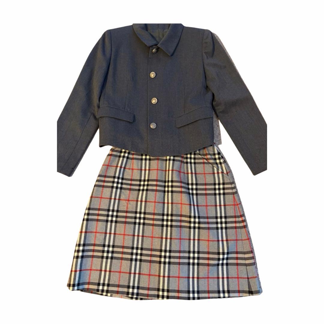 値下げ】美品 BURBERRY バーバリーセットアップ 150 卒業式 発表会