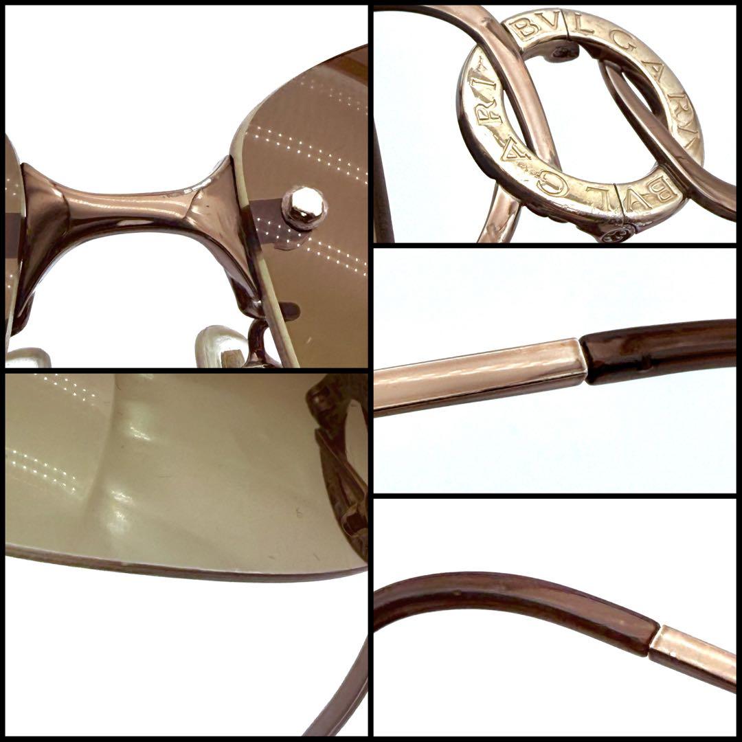 良品】BVLGARI ブルガリ ビーゼロワン リムレス サングラス バタフライ