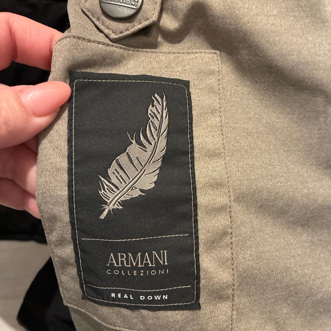 ARMANI COLLEZIONI ダウンジャケット 52 ベージュ