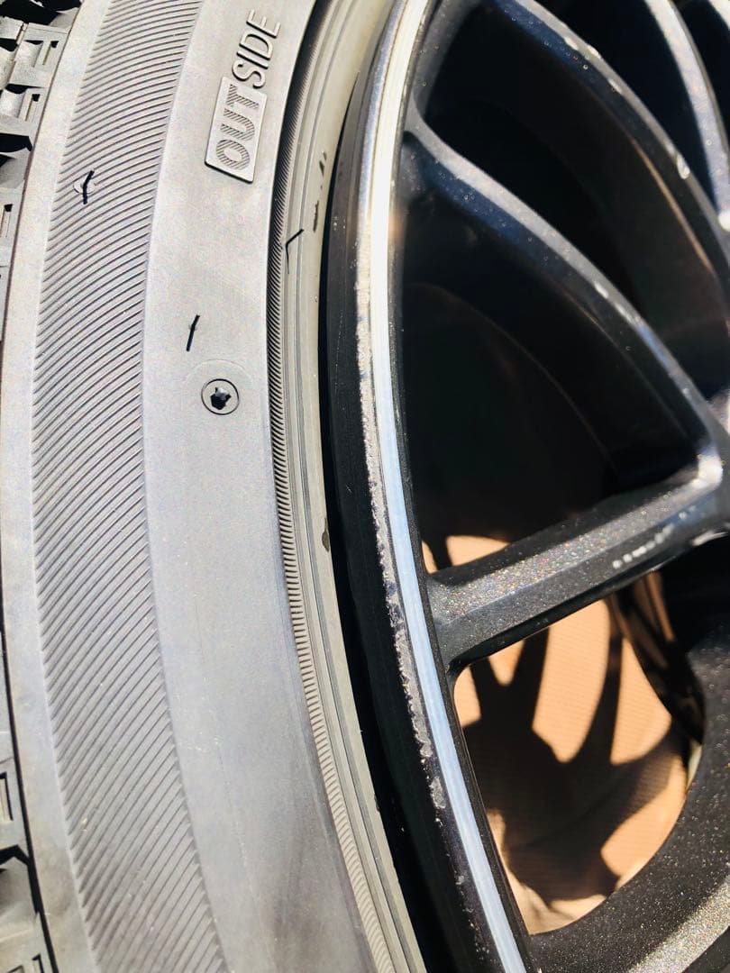 シゲ　2/4 rays ホムラ 8.5j43 2x8GTS 19インチ