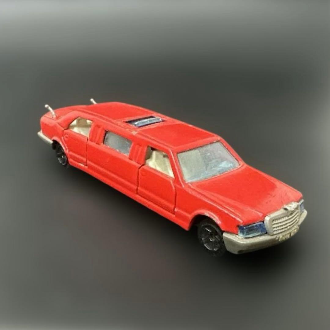 メルセデス・ベンツ リムジン ミニカー 赤マジョレットMOJORETTE製