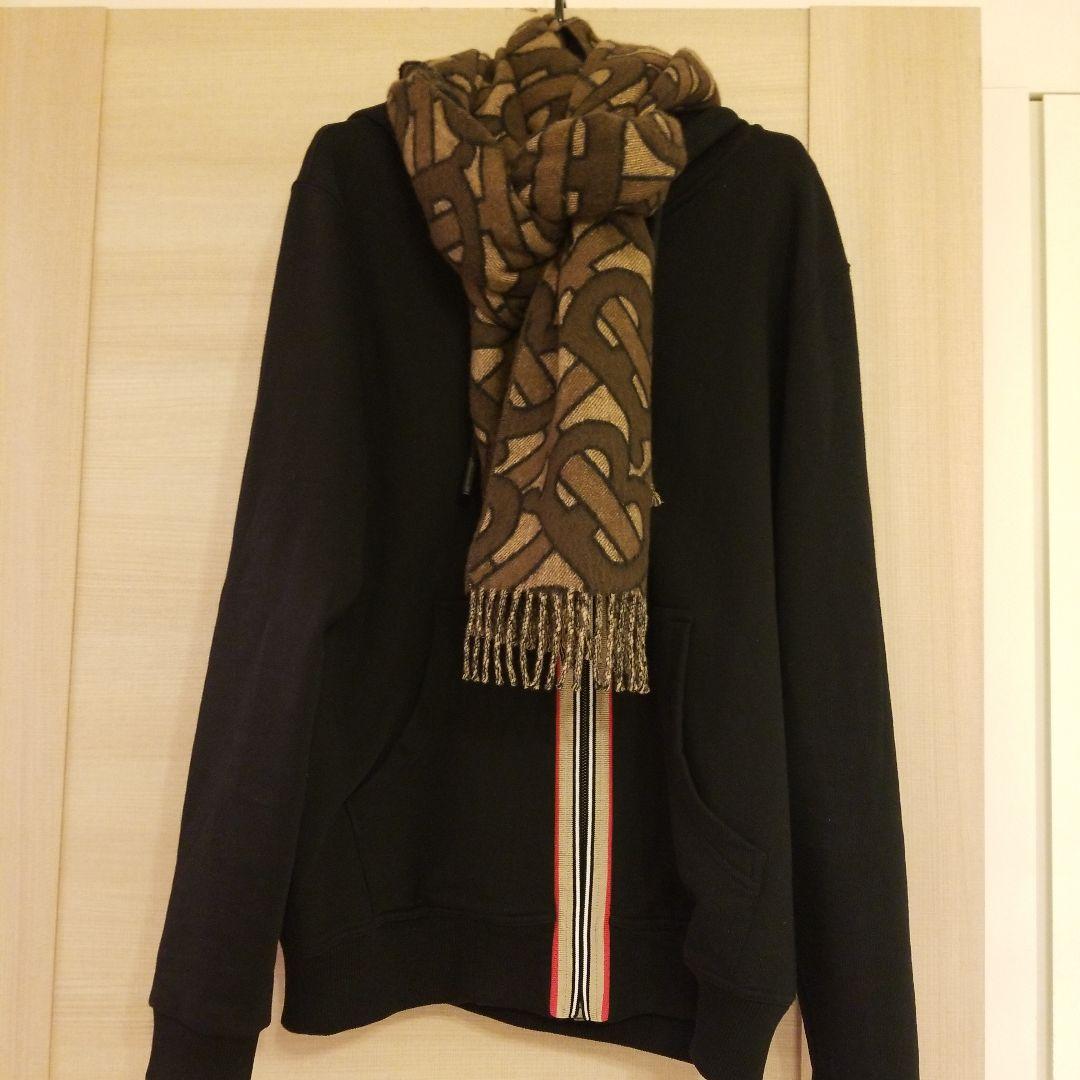 BURBERRY ブラウン BTロゴ マフラーの通販はau PAY マーケット - 輸入
