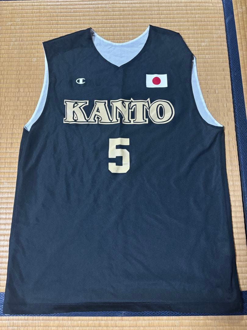 (美品)KANTO 大学選抜バスケットボールシャツ リバーシブル練習着 激レア】KANTO 大学選抜バスケットボールシャツ リバーシブル