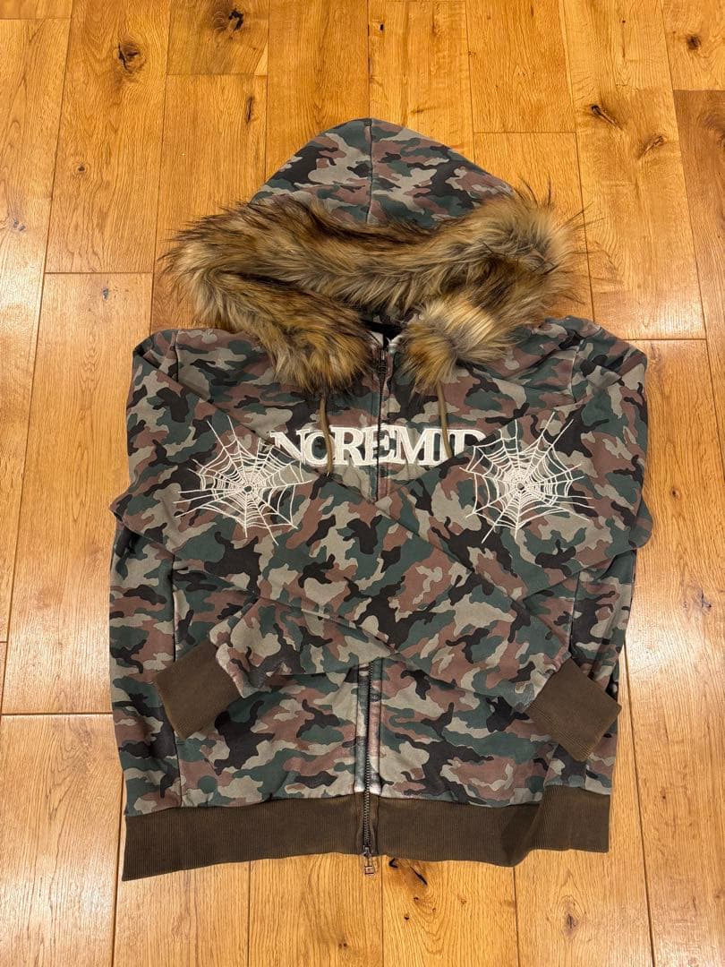 迷彩 フード付きジャケット NoREMID